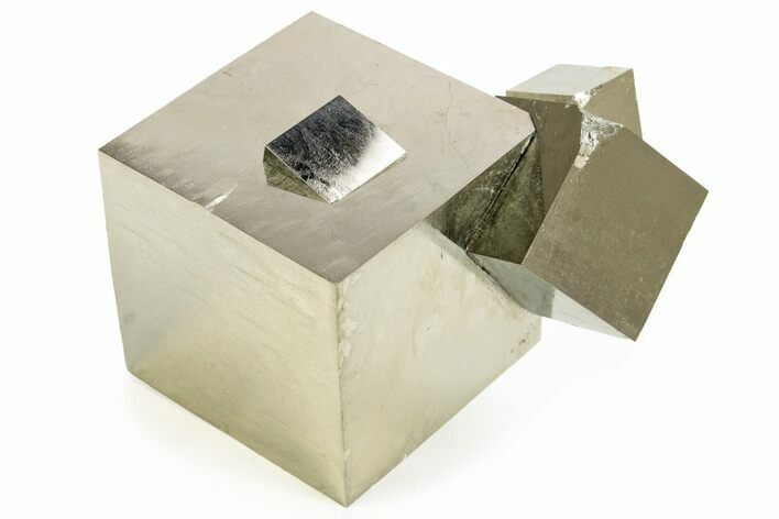 Natural Pyrite Cube Cluster - Spain #227691